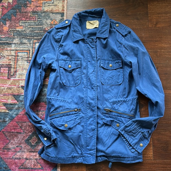VELVET - blue light weight jacket - Picture 1 of 5
